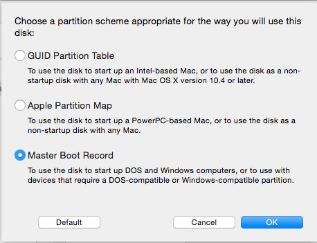 create os x boot disk on windows